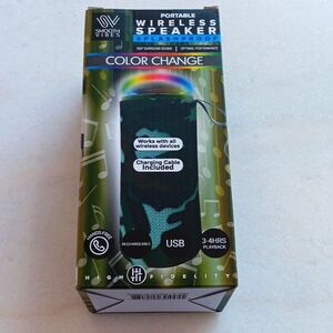 Smooth vibes Portable wireless speaker